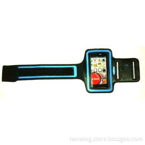 Armband for phone, neoprene fabric with clear PVC, used for any kinds of phone when doing sports